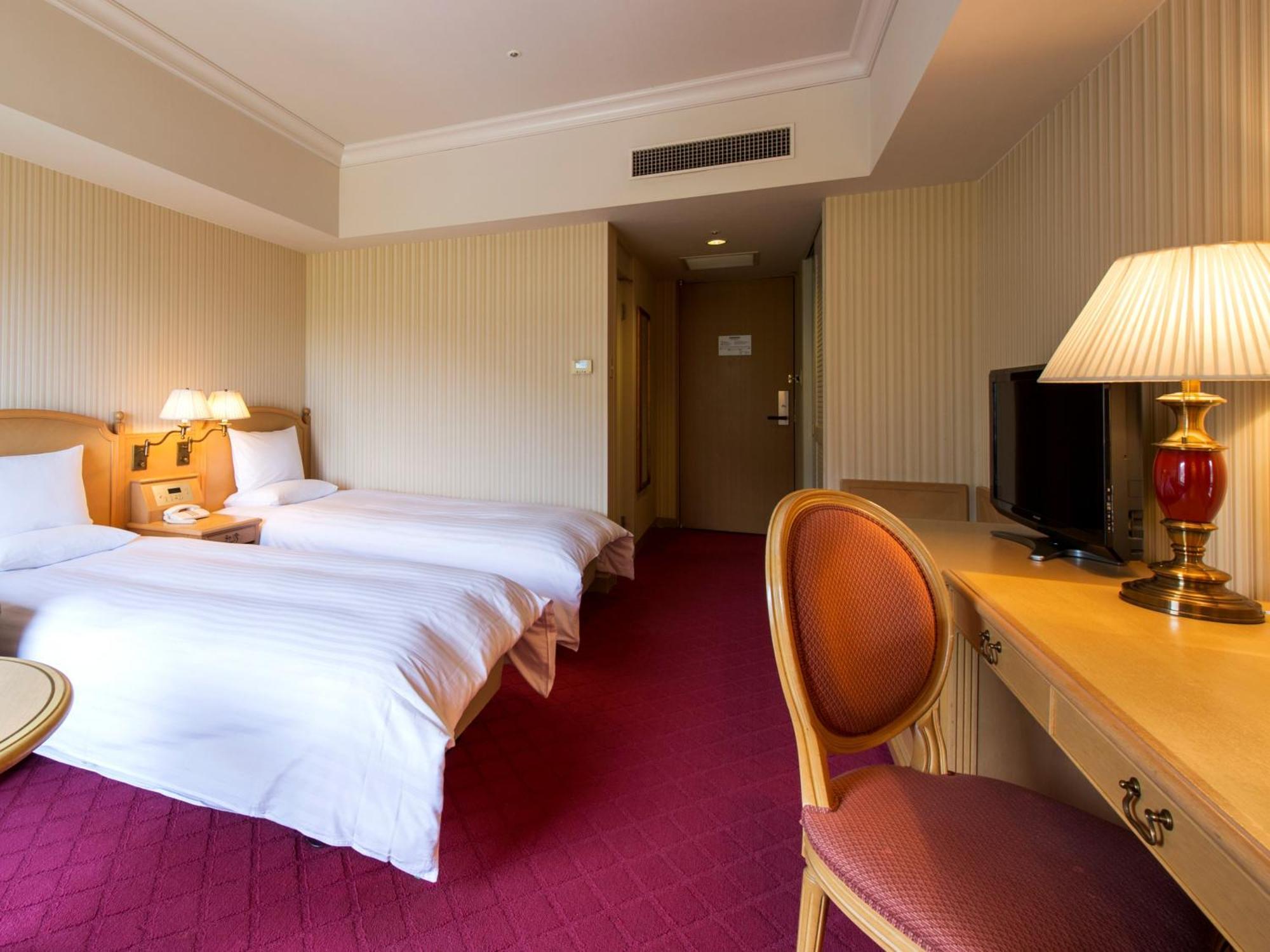 Hotel Okura Jr Huis Ten Bosch Sasebo Eksteriør bilde A room at the hotel